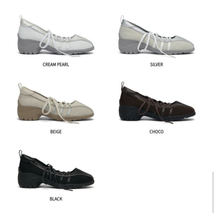 Rockfish Weatherwear BLISS HEEL LACEUP SNEAKERS Balletcore 4.5cm
