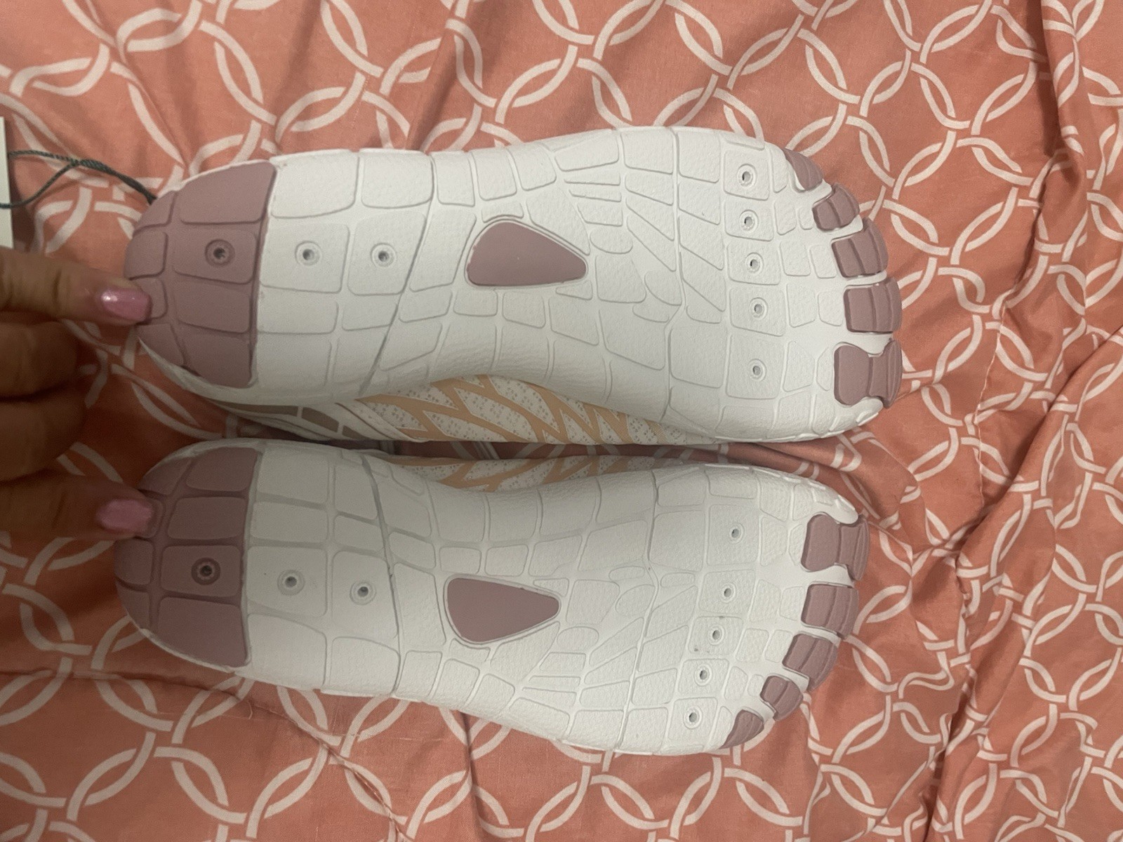 NWT Hike Footwear Shoe Lorax Pro Barefoot White/Pink/Peach EU39 W8-8.5 M6-6.5