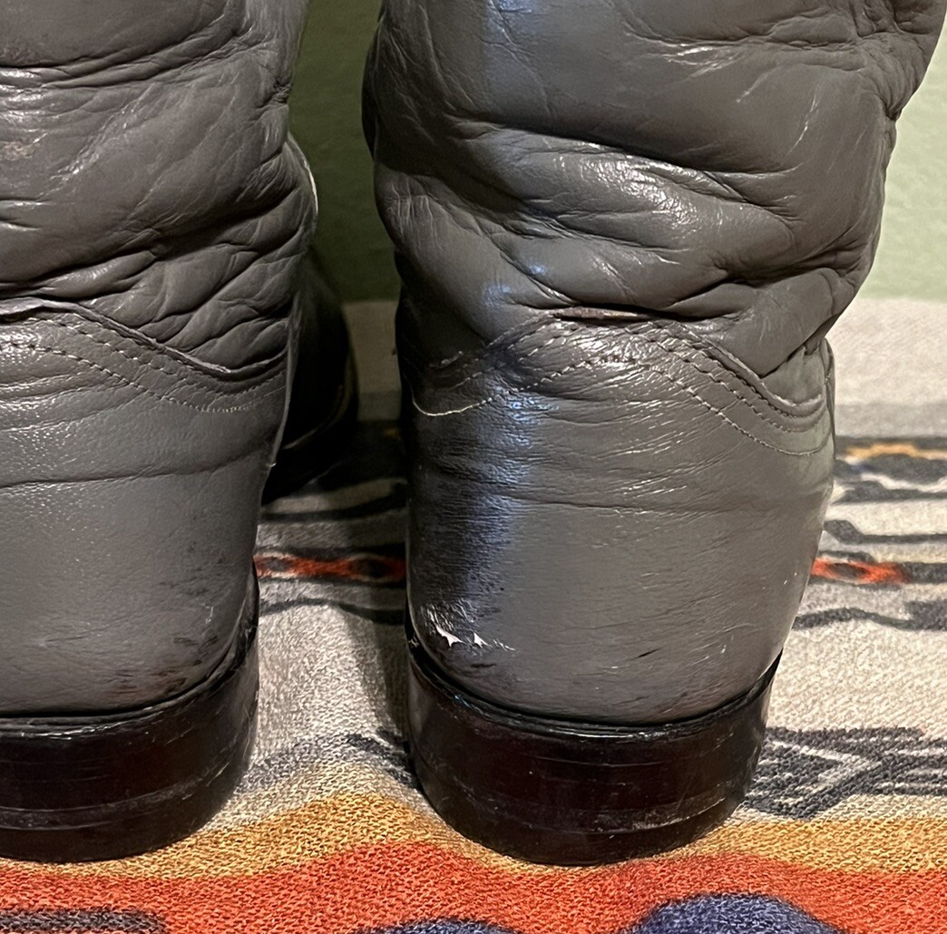 90’s Nocona Ropers Grey Women’s Cowboy Boots 6.5 C