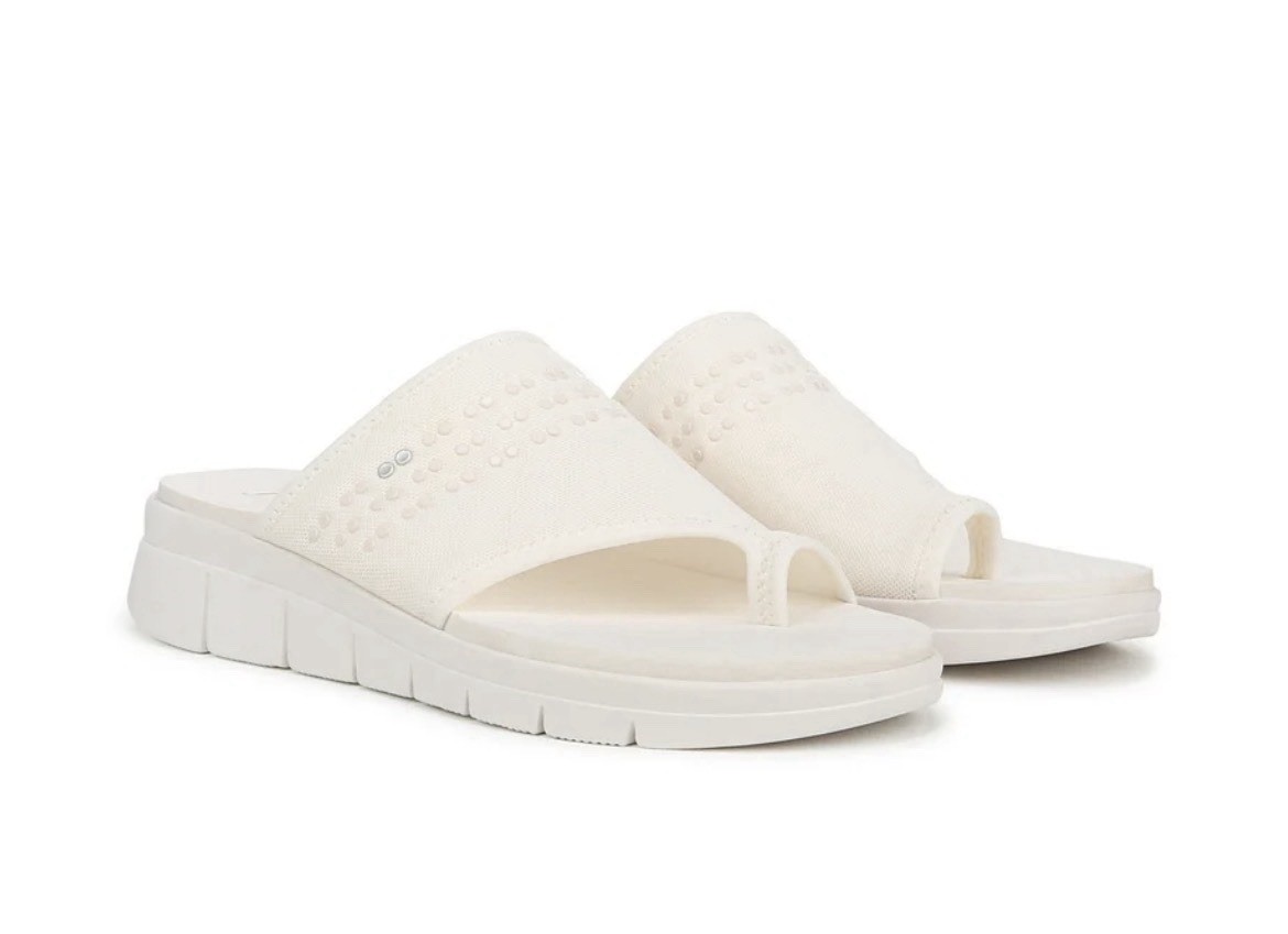 Ryka Womens Elegance Slide Sandals Size 5.5 US Alyssum White – New In Box