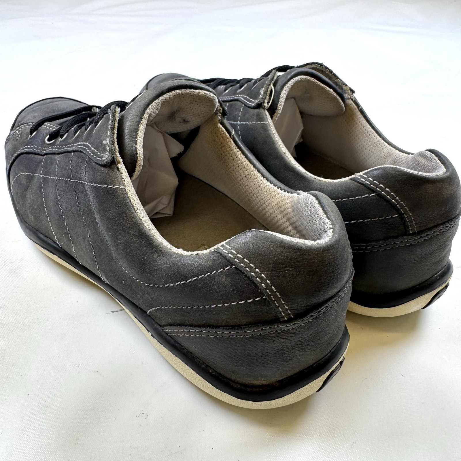 FootJoy LoPro Shoes Womens Size 7.5 Gray Leather Spikeless Golf Sneakers 97261