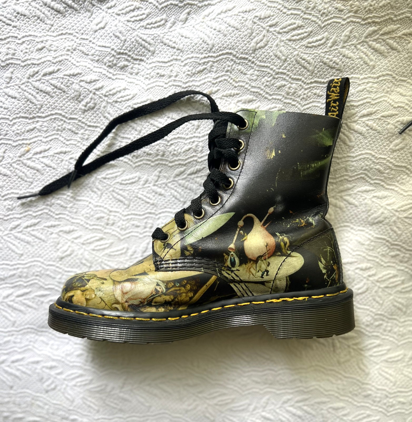 Doc Martens Pascal 1460 Hieronymous Bosch Hell Garden Earthy Delights Boots UK 4