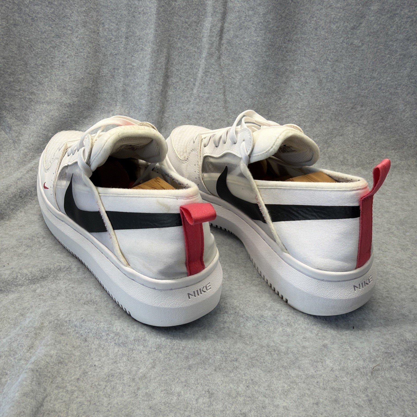WOMENS NIKE COURT VISION ALTA TXT WHITE BLACK SEA CORAL SNEAKERS SHOES 11