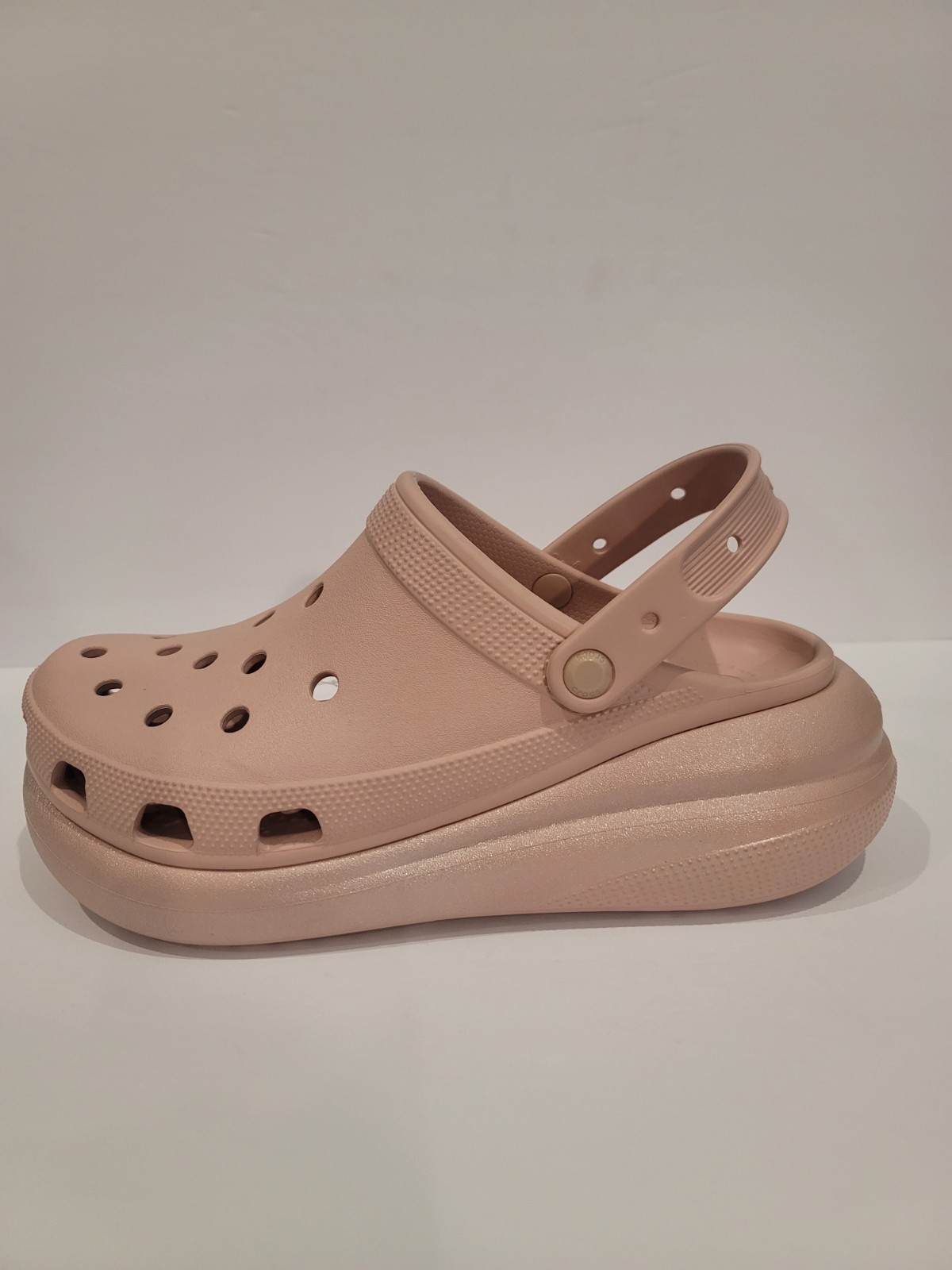 Crocs Unisex – Adult Classic Stacked Clogs Platform, Pink, M11/W12.5 NWOT.