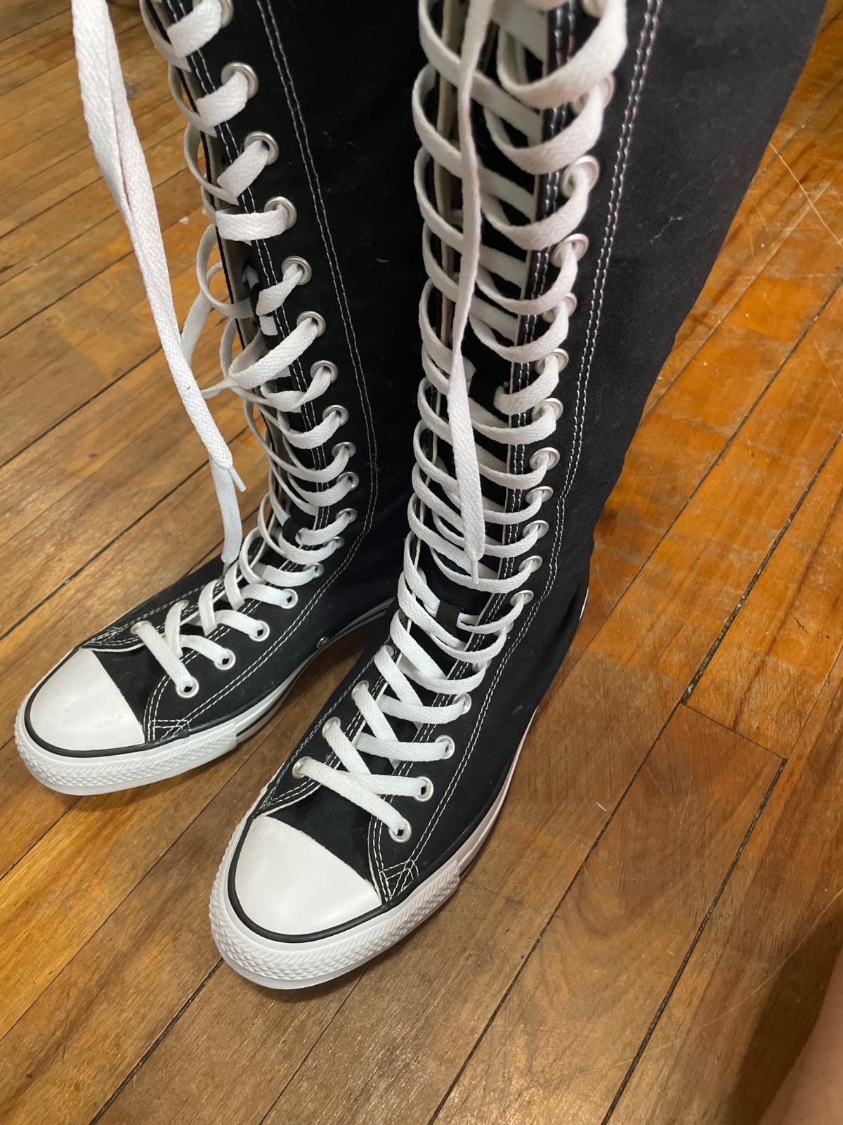 Size 10.5 – Converse Chuck Taylor All-Star Knee High Black