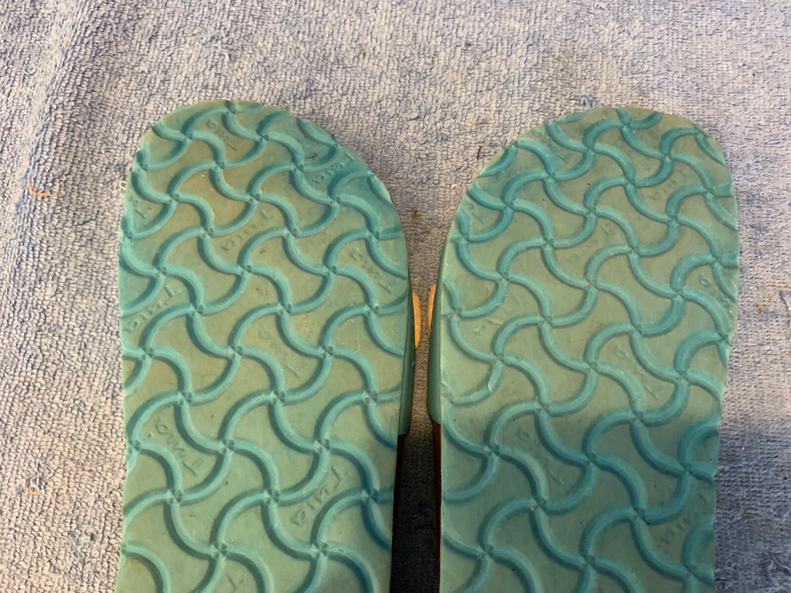 Tula By Birkenstock Madrid Slip On Sandals Slides Turquoise / Blue Size 39 us 8