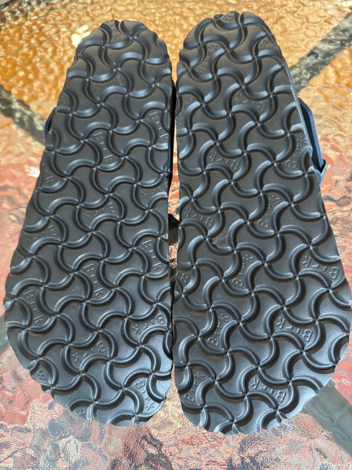 NWT Birkenstock Gizeh Navy 37