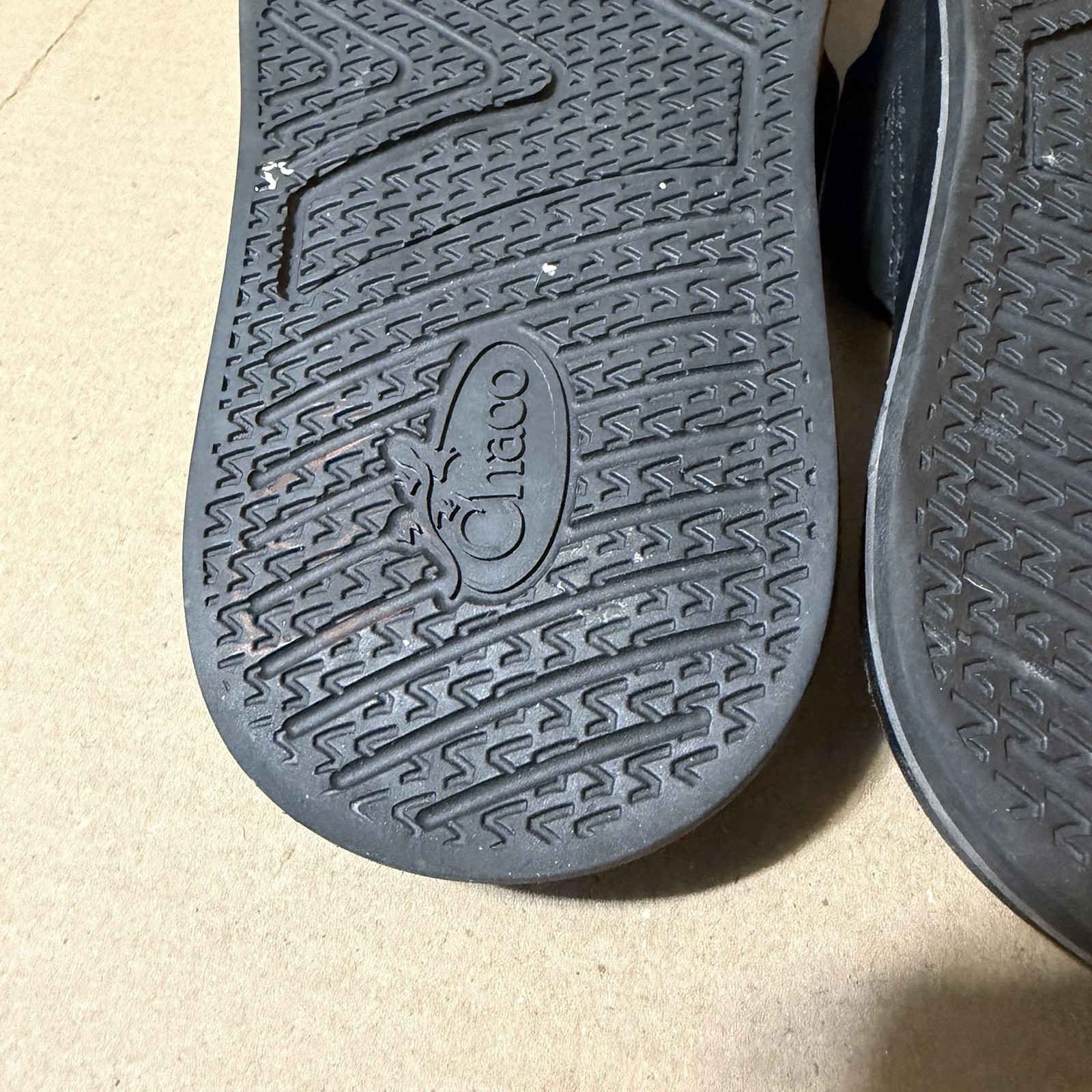 Chaco Townes Slide Sandal Full Grain Leather Women’s Size 8 Black Luvseat
