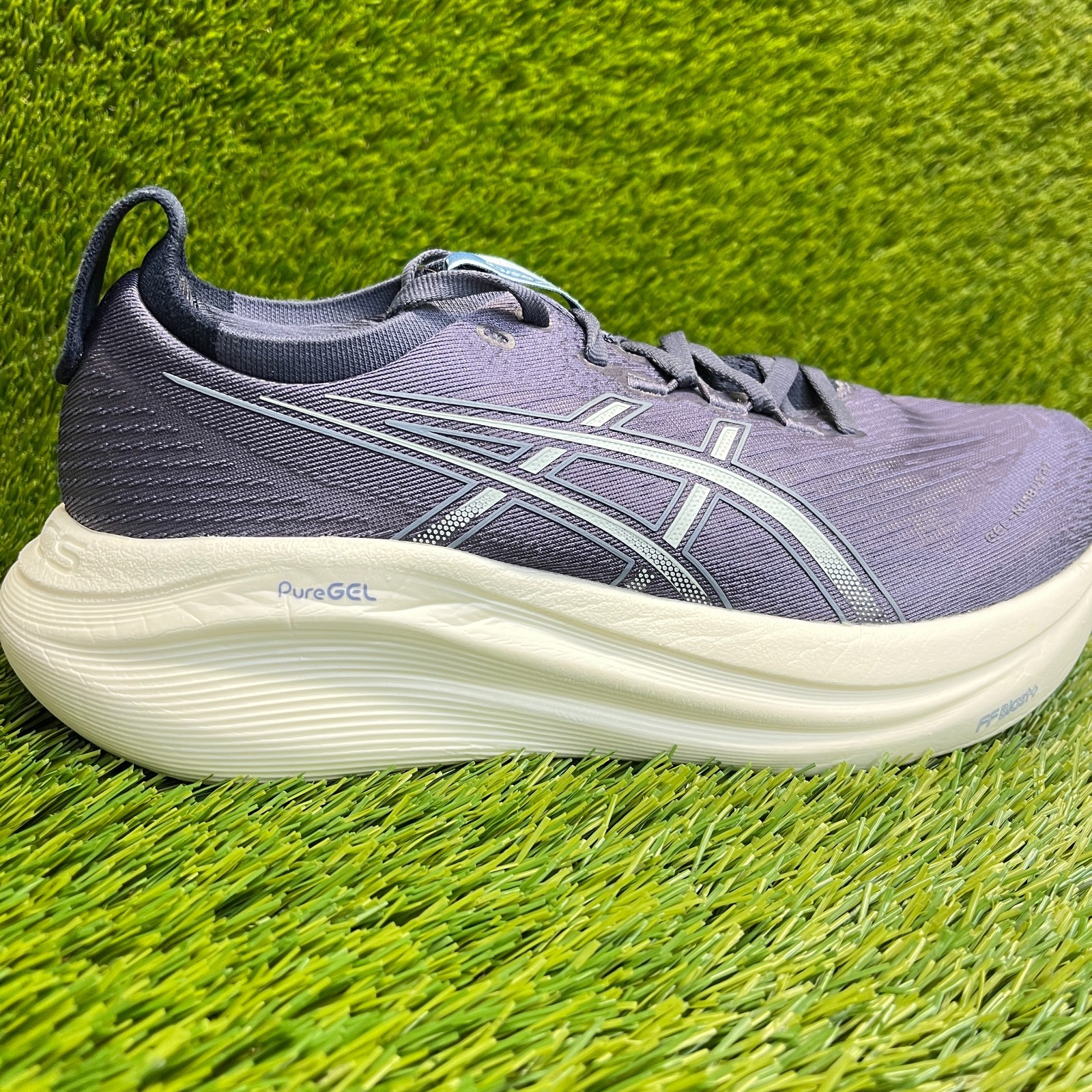 Asics Gel-Nimbus 27 Womens Size 8.5 Purple Gray Athletic Running Shoes Sneakers
