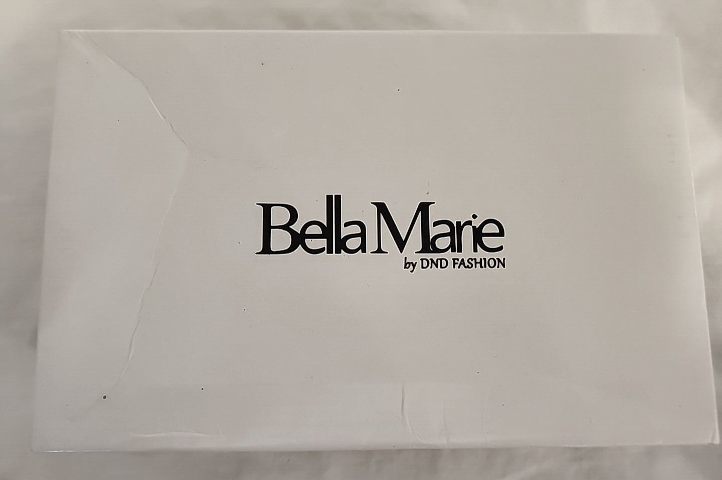 BELLA MARIE BY DND FASHION 3.5IN HEEL HELENA-13 CHAMPGNE GLITTER GOLD SZ 8