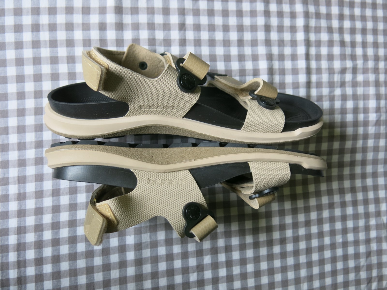 Birkenstock Kalahari futura geometric camo beige EU 38 US 7-7.5 regular/wide