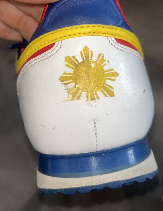 RARE vntg Adidas Philippines Original Superstar Shoes Women’s Red Yellow Sz 7.5
