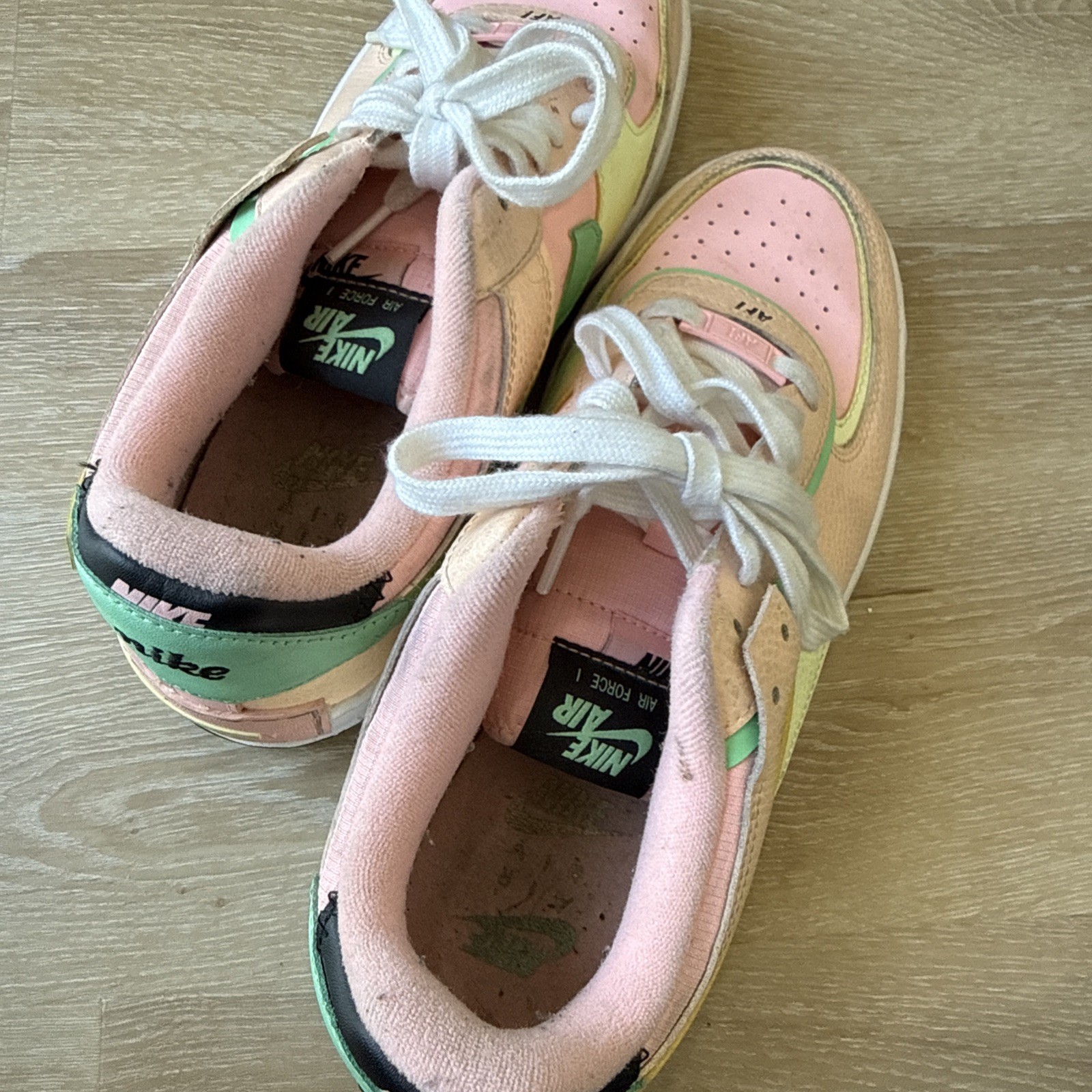 Nike Women’s Air Force 1 Shadow ‘Arctic Punch Barely Volt’ CU8591-601 Size 10