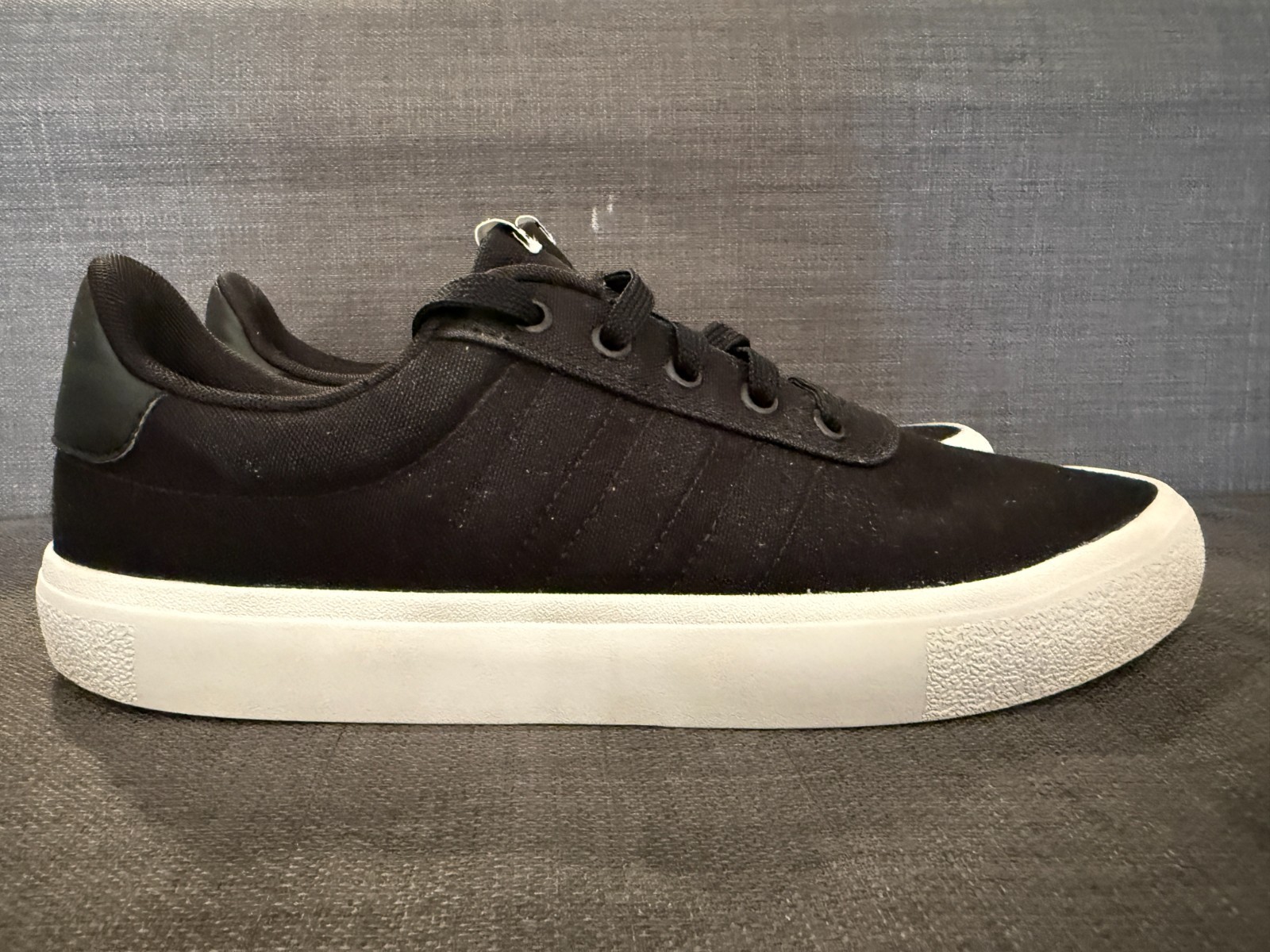 Adidas Vulc Raid3r Women Size 9.5 Black White Sneaker Skate Canvas GX0873