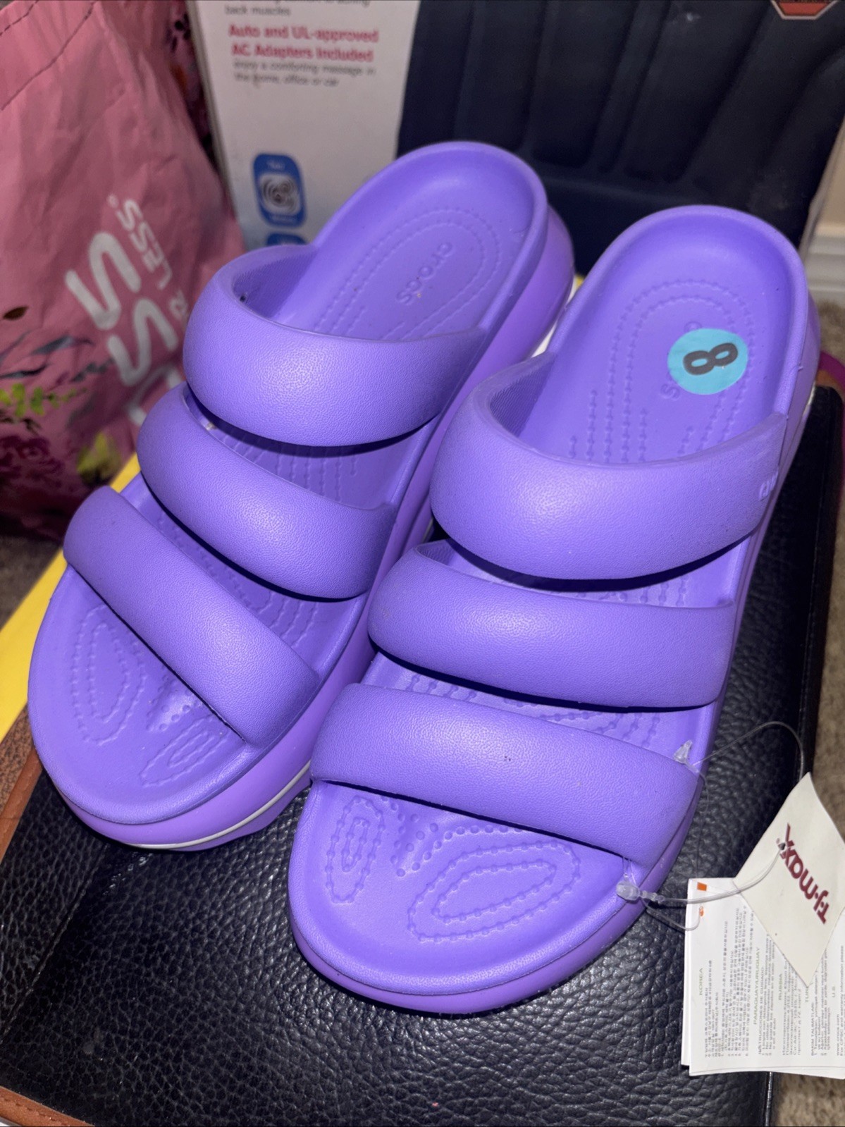 Crocs unisex-adult Mega Crush Triple Strap Sandal