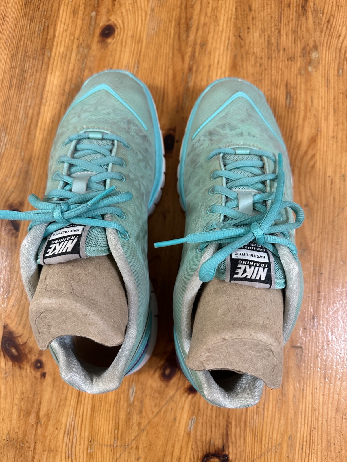 Nike Free Fit 2 Sneaker Running Mint Green Training size 8