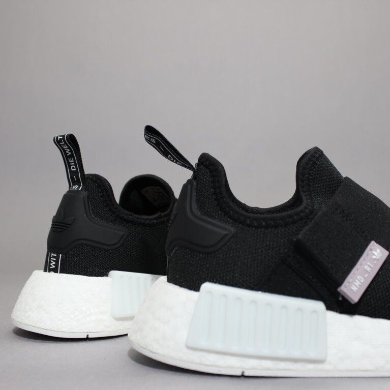 Adidas Originals NMD R1 Women’s Athletic Sneaker Running Black Shoe Trainer #698