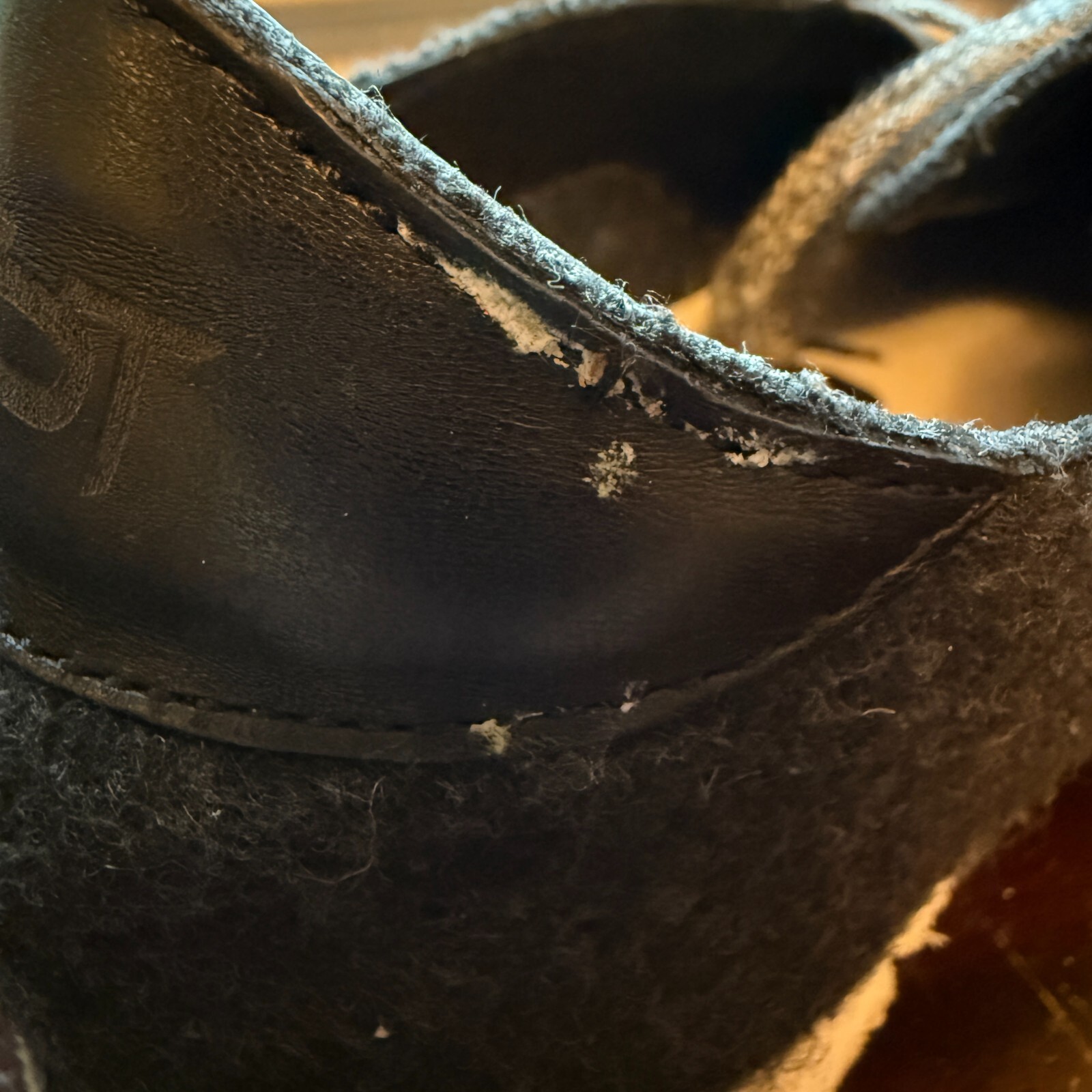 OTBT Radius Charcoal Wool Leather/»Wool» Sneakers Women’s Size 8 Low Top Sparkly