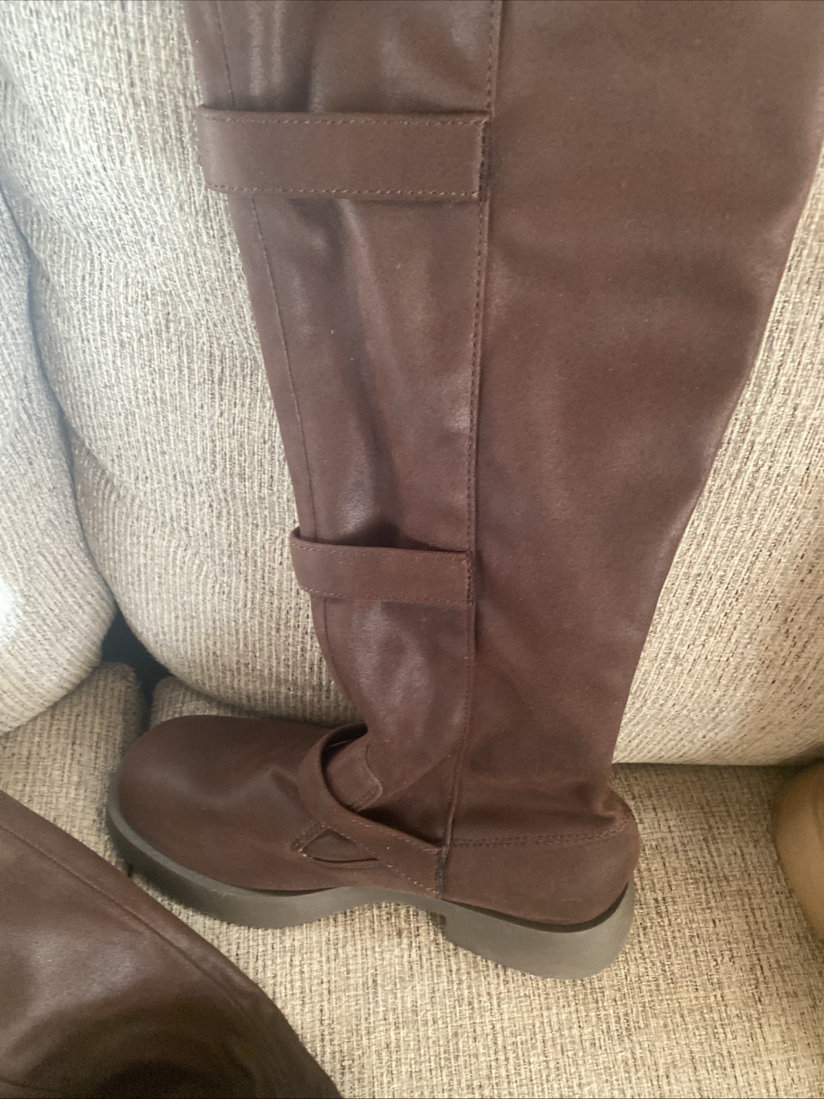 BC Footwear Brown Or Beige Suede Boots Women Shoes US 6 Knee High New