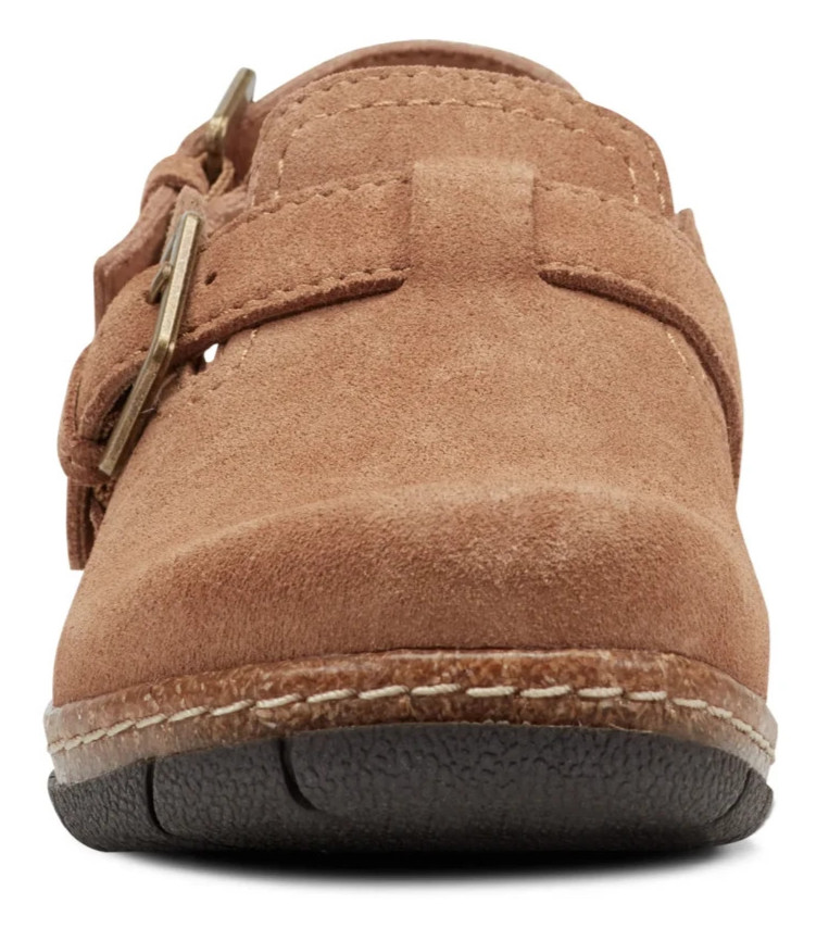 Earth Women’s Elmonte Round Toe Slingback Clogs Medium Brown (Select Size)