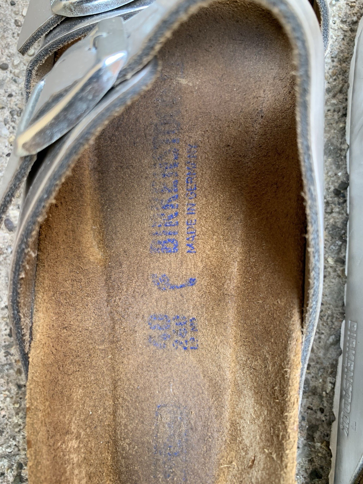 Birkenstock Arizona Women’s Sandals Eva Silver Buckle 40 / US 9