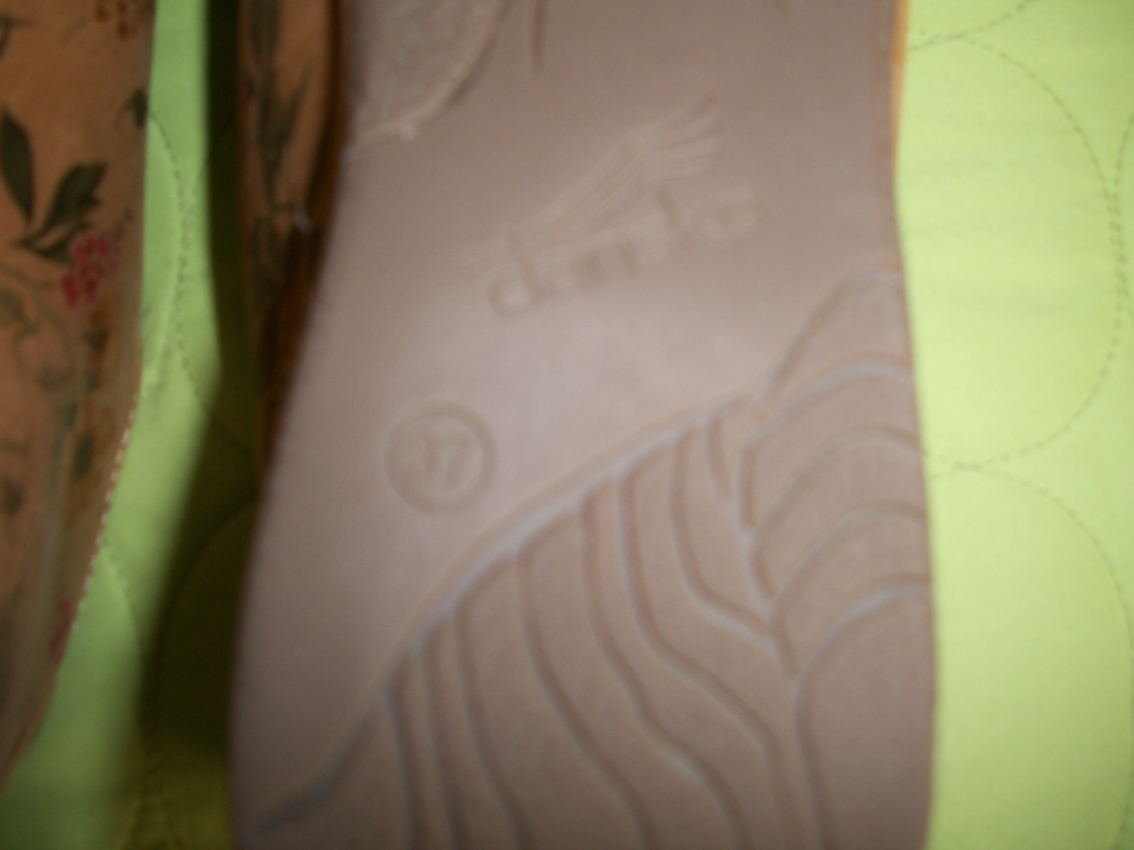 Dansko Flowered Leather Shoes