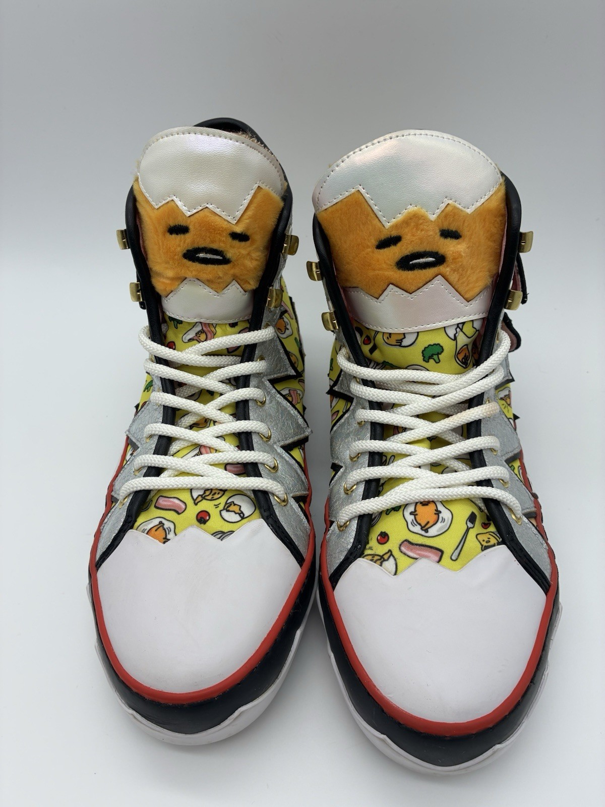 Irregular Choice x Hello Kitty & Friends GUdetama You Crack Me Up Sneakers Sz 39
