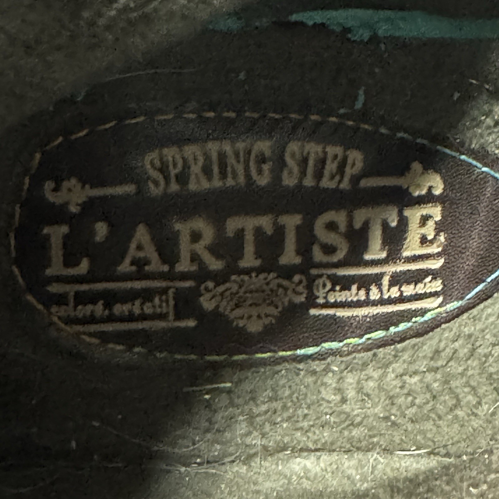 L’ Artiste By Spring Step Severity Boots Womens Combat Floral Studded Size 41