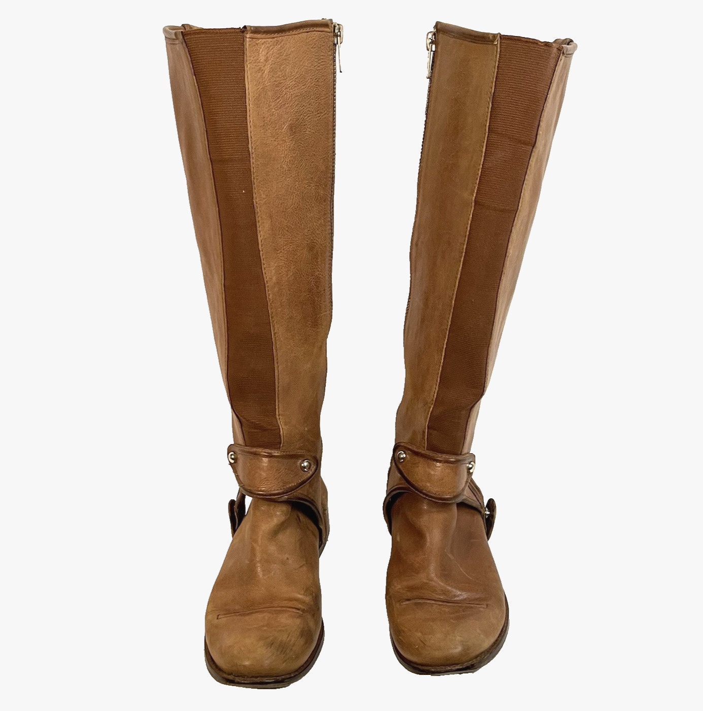 Juicy Couture Womens Leather Convertible Boots Size 9 M Made in Italy Removable