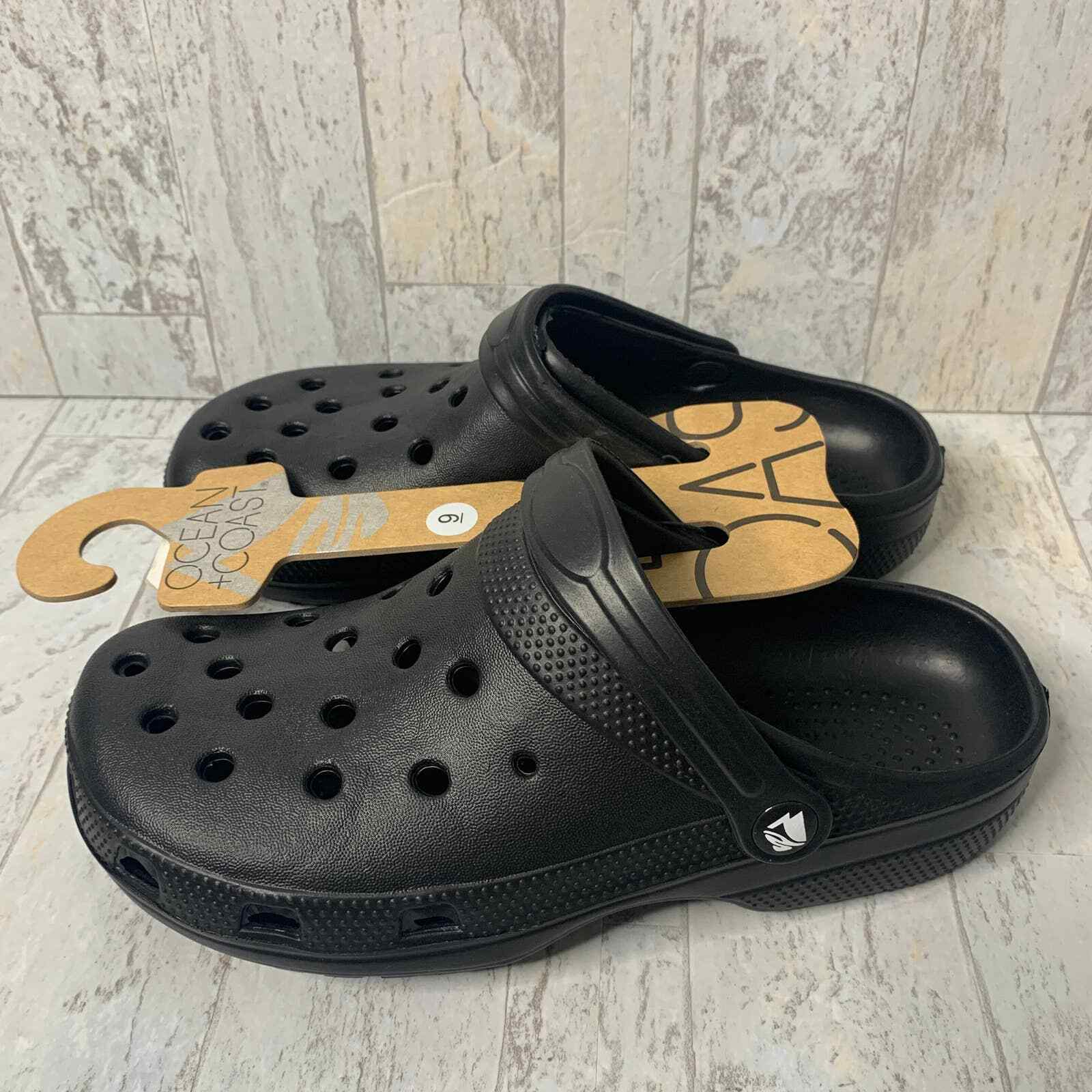 Ocean+ Coast Womens Clogs Size 10/40 Black Oslo Closed Toe EVA Foam Adjustable