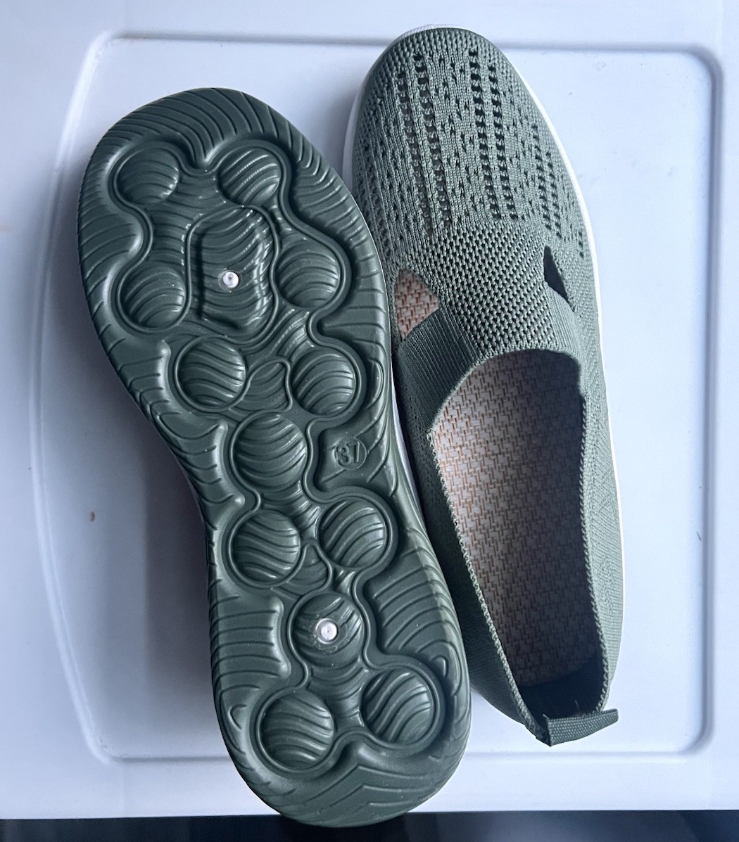 Women’s Daily Orthopedic Walking Breathable Slip On Soft Sole Diabetic Shoe 6.5
