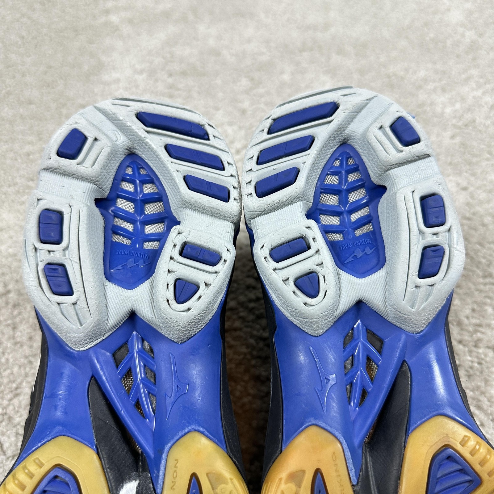 Mizuno Wave Lightning Z3 Shoes Womens Size 9.5 Black Blue Volleyball V1GC170020