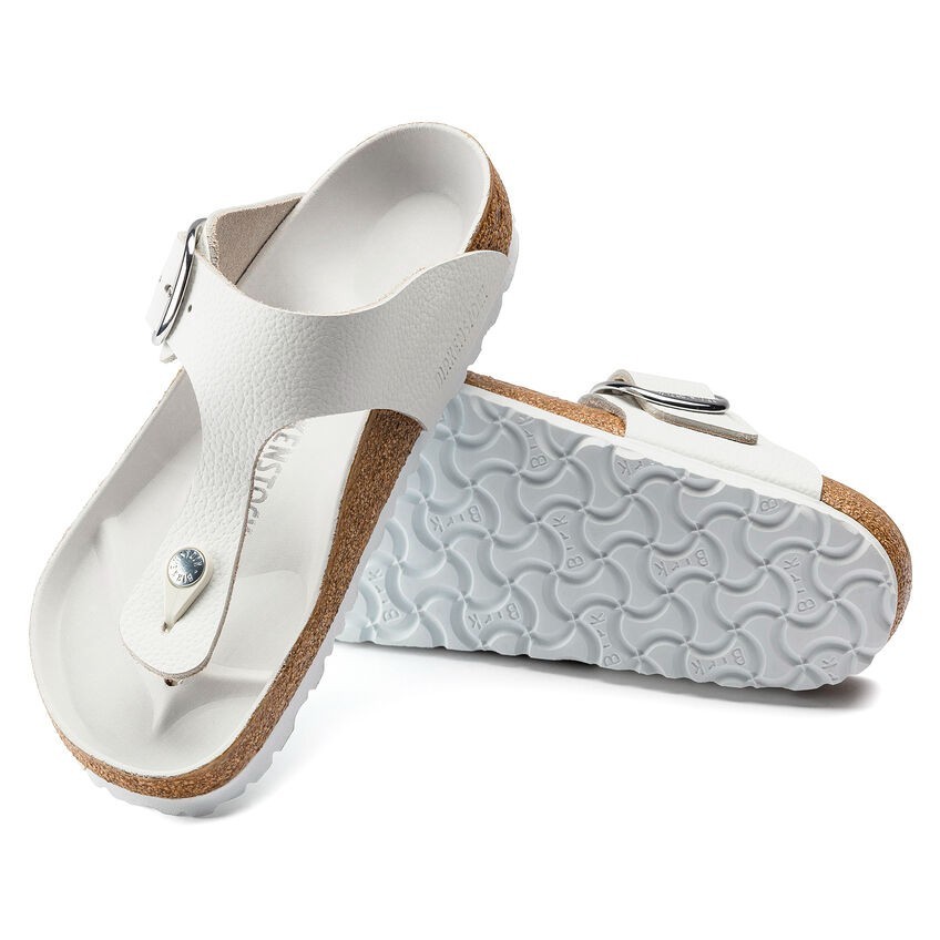Birkenstock Gizeh Big Buckle Leather sandals white EU 36 US 5-5.5 regular/wide