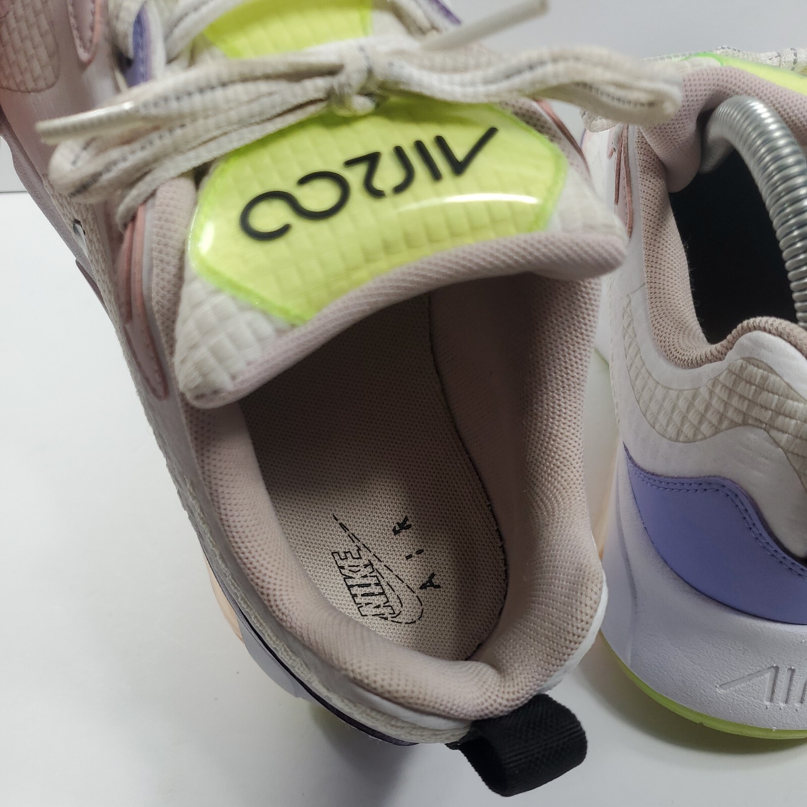Nike Air Max 200 SE Casual Shoes White/Pink Green/Lt Thistle Purple US 9.5 Women