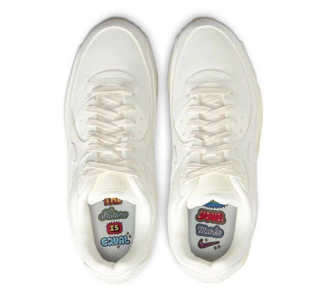 Nike Air Max 90 SE Shoes Women’s sz 11 Future Is Equal” Sail Cashmere FD0867-133