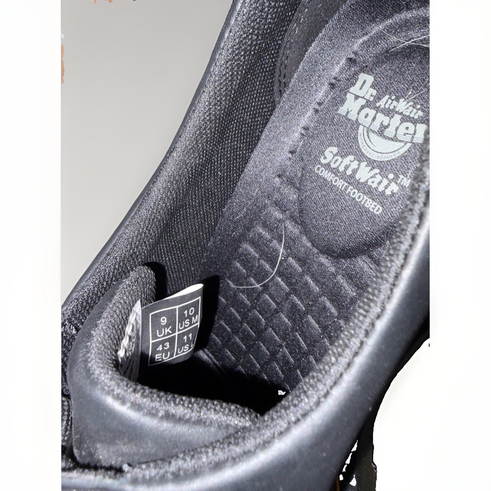 NEW Dr. Martens 1461 SR SoftWair Slip Resistant Shoes Black Women’s 11 Men’s 10
