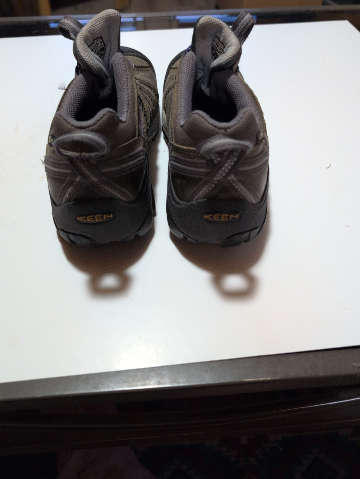 Keen Voyager Vented Hiking Shoes Women’s Brown Leather Trail – US 8.5