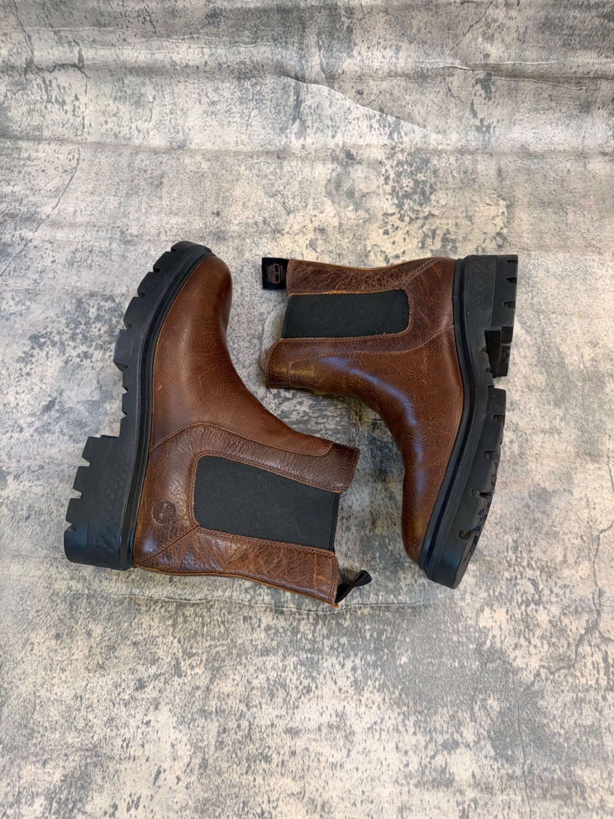 Timberland Cortina Valley Womens Pull On Chelsea Boots in Dark Brown US 9.5