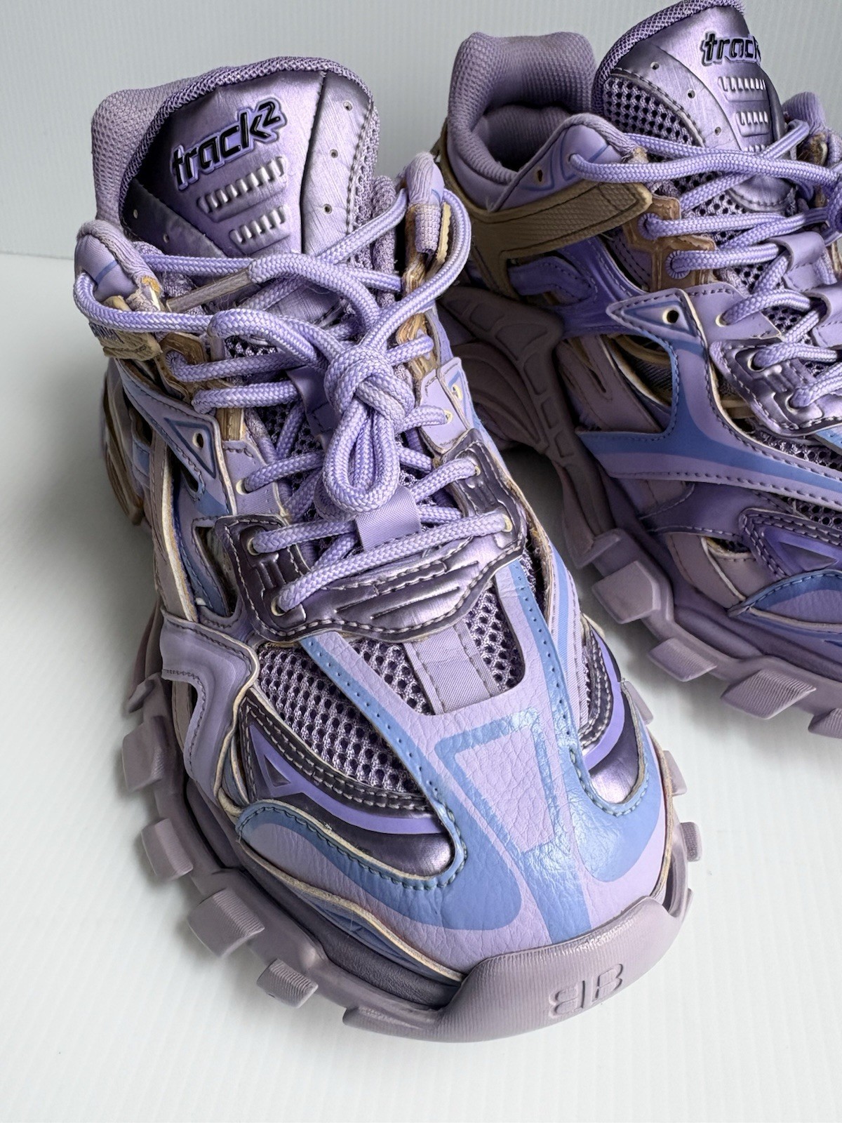 Balenciaga Track 2 Sneakers Purple/Lavender – Size 10 US -Women’s / 40 EU