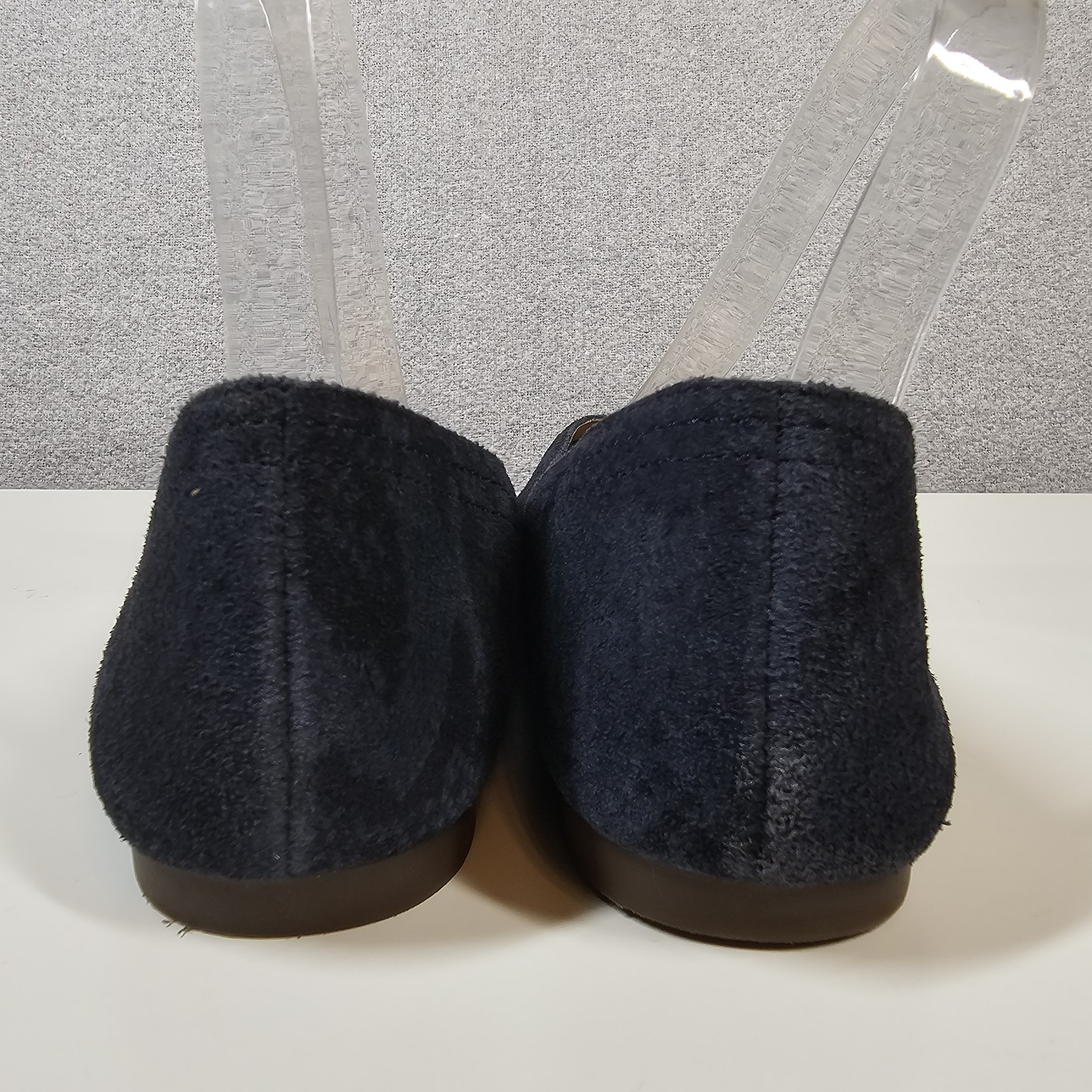 Lucky Brand ALBA Suede Slip-On Ballet Flats Career Boho Animal Print Blue 6.5