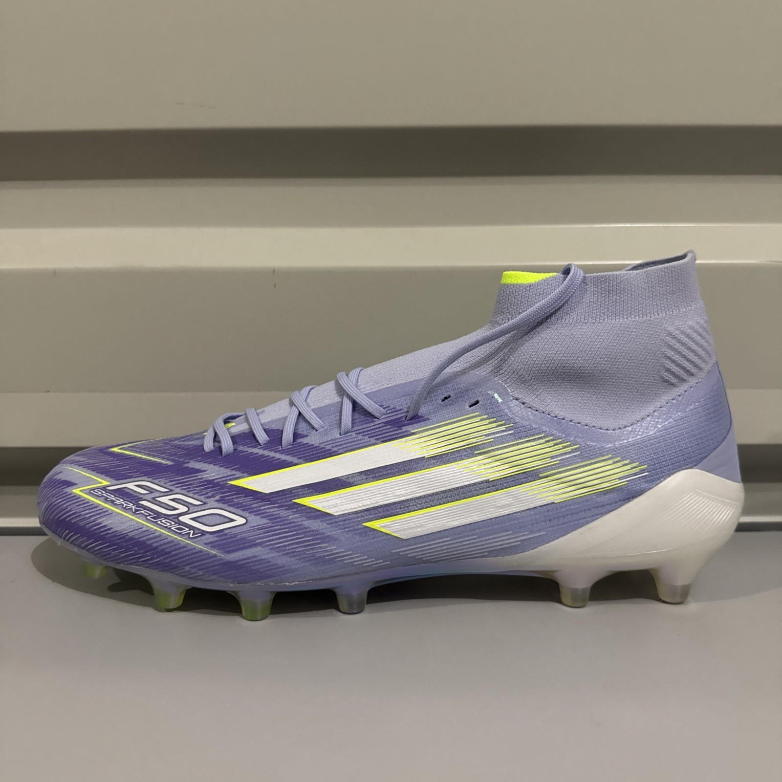 adidas F50 Sparkfusion Elite Mid FG AG Soccer Cleats Violet Womens 10.5 JH7648