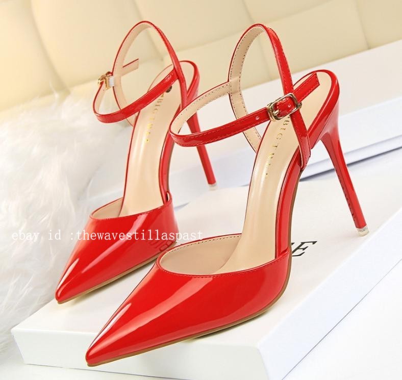 Women’s High Heels Pointed Toe Ankle Dress Strap Sandals Casual Party OL Shoes
