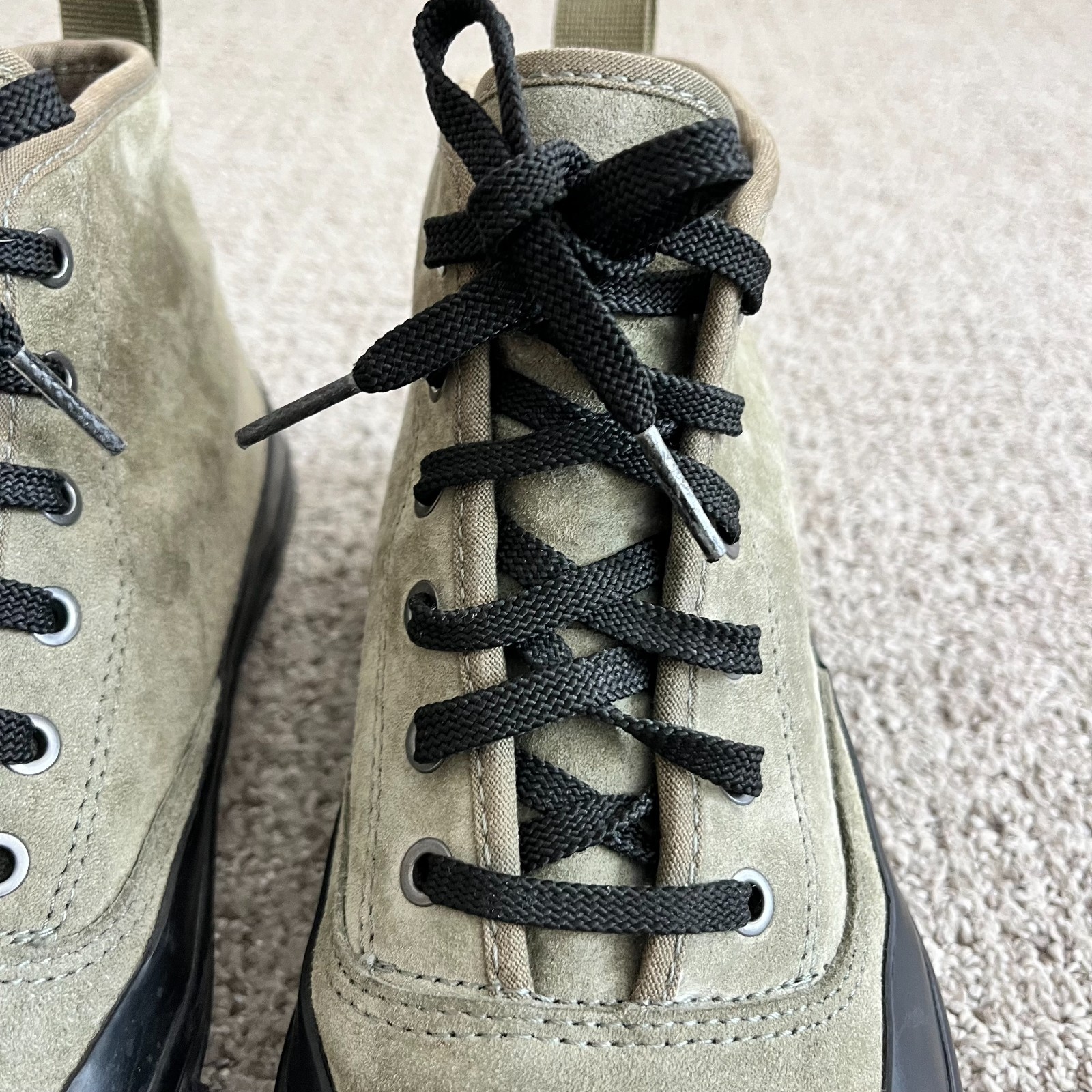 SeaVees Mariners Boot Women Sz 7.5 Olive Suede Water Resistant Chukka