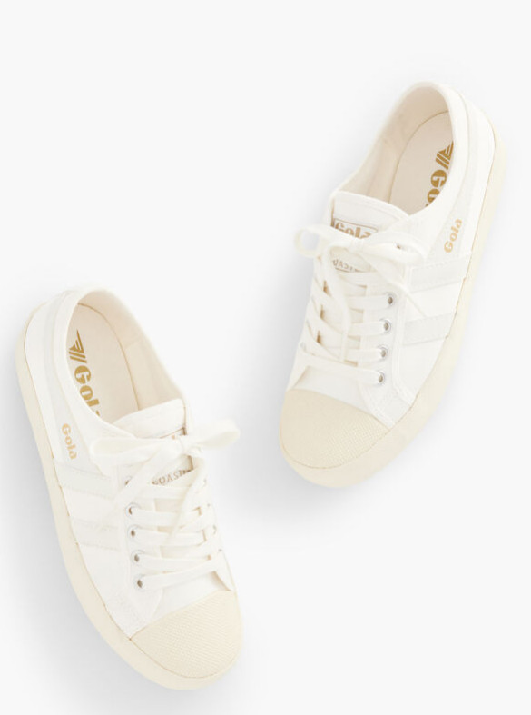 Gola® Coaster Sneakers, OFF WHITE/GOLD (NEW WT)
