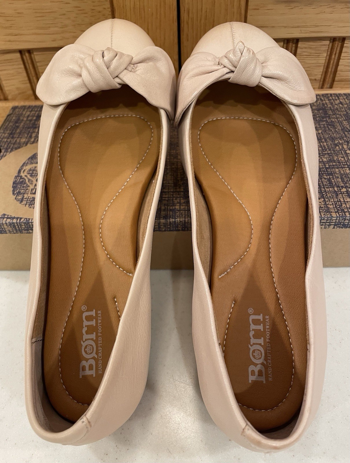 BORN SHOES WOMEN BR0018902 ANAH NATURAL USA 8 WOMENS BRAND NEW IN ORIGINAL BOX