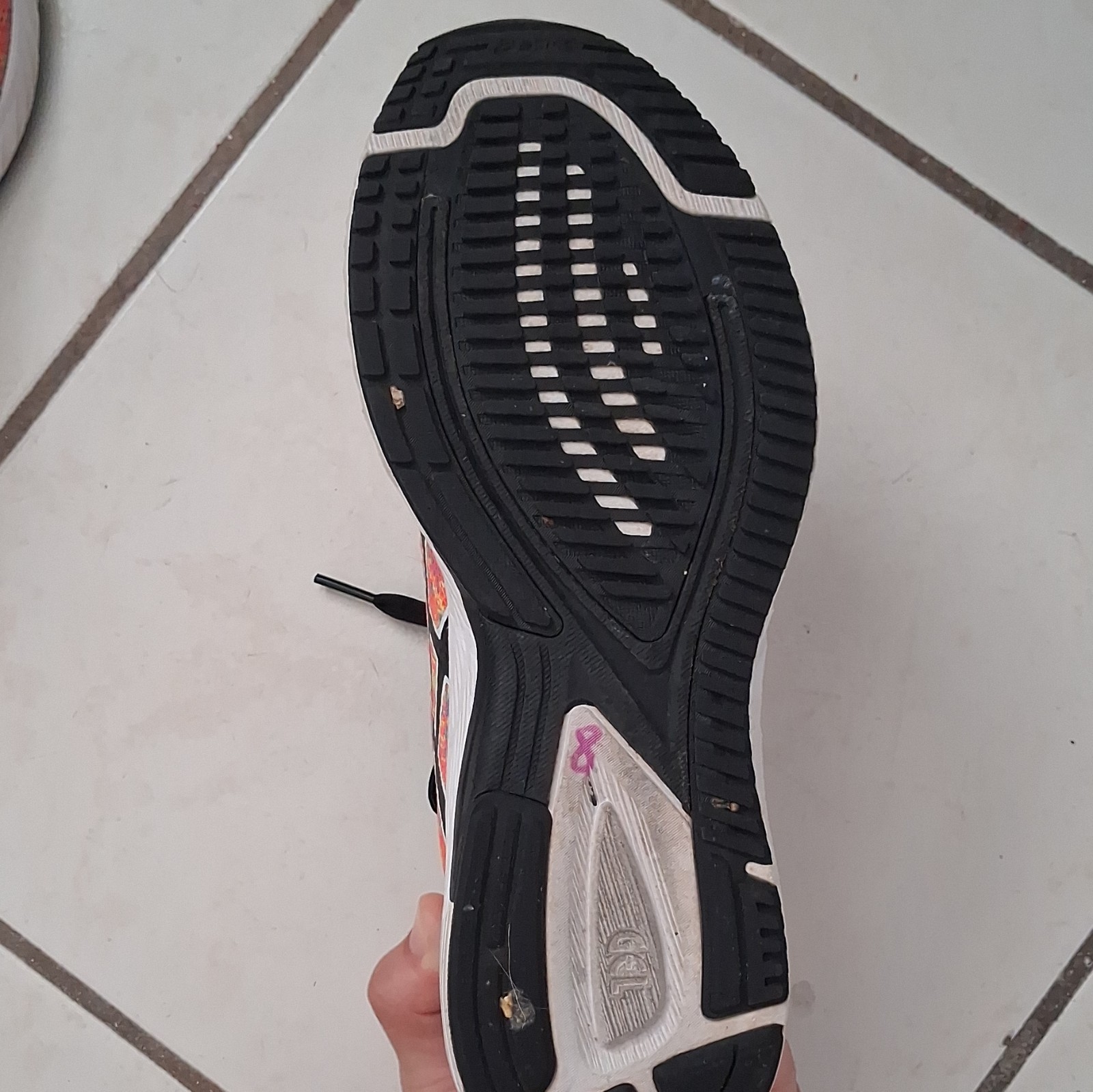 Asics Gel DS Trainer 25 Womens Size 8 Pink Black Walking Running Shoe Sneakers
