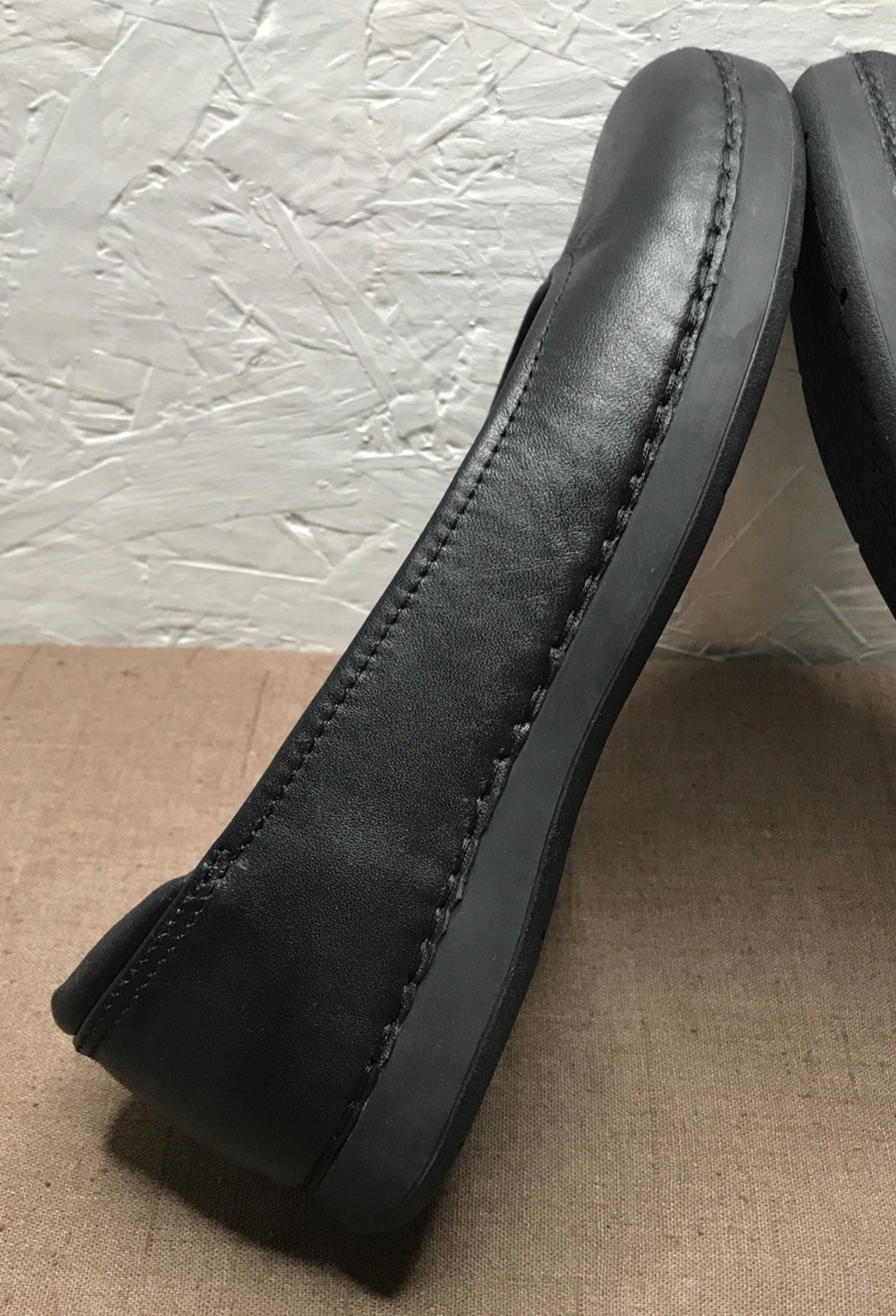 *See Description Alegria Petal Women’s Ballet Flats Black Leather Shoes Size 7.5