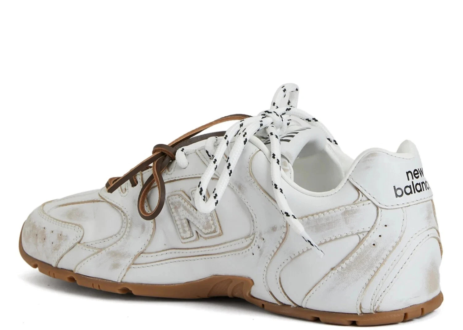 Miu Miu New Balance 530 SL sneakers shoes leather White Brown Women’s