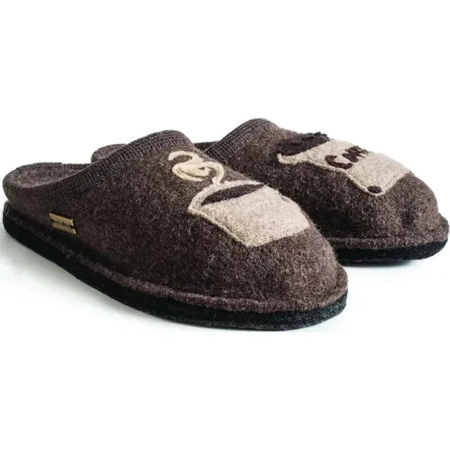 Haflinger AR Coffee Earth Women’s Comfort Slipper – EU 38