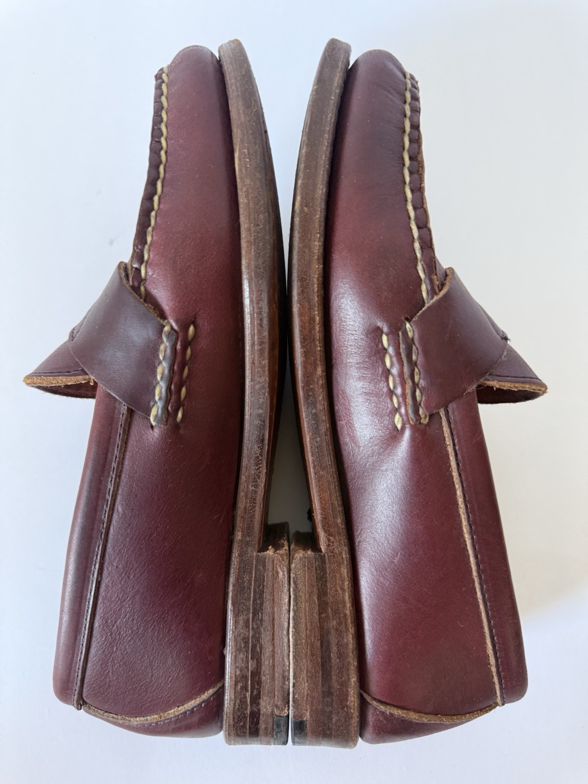 Rancourt Cole Haan Pinch America Penny Loafer Brown Stich Maine USA Womens 6.5 M